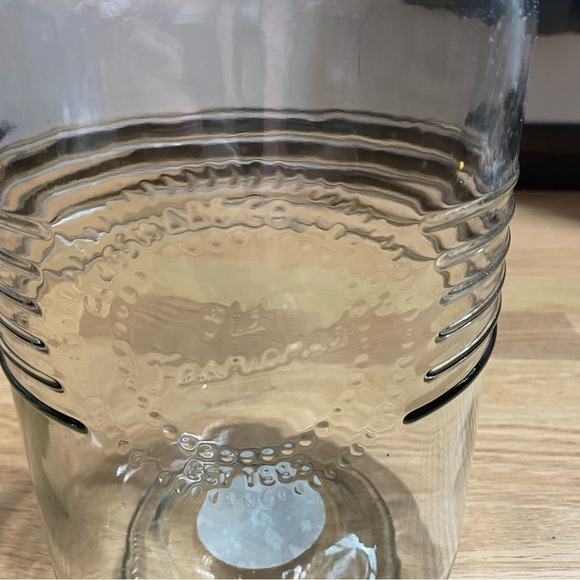 Large Glass Canister Kitchen Home Storage Lidded Barrel Clear - Picture 8 of 8